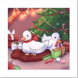 Christmas Duckies Posters and Art